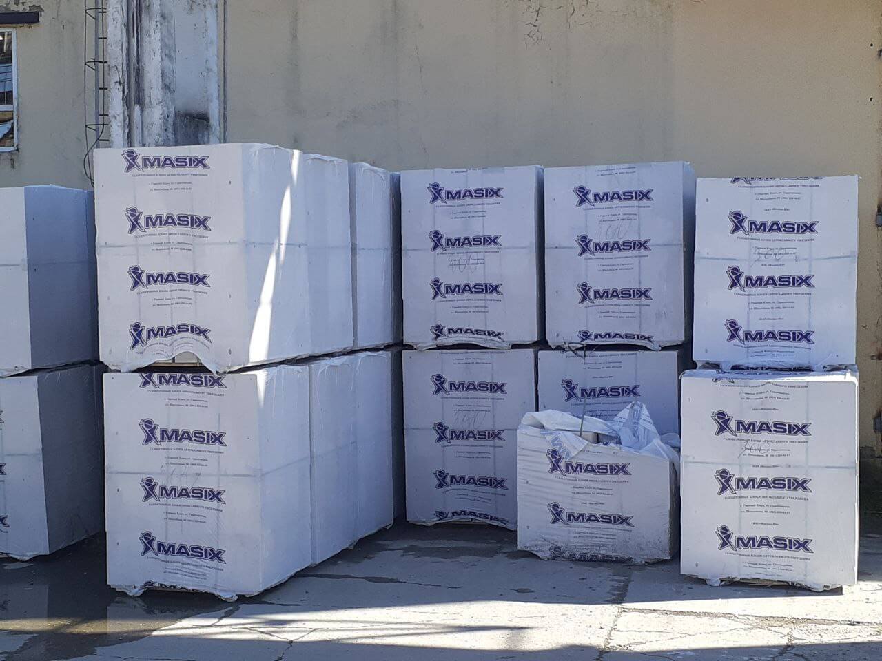 Газобетон Masix D500 625х100х250 мм фото 8